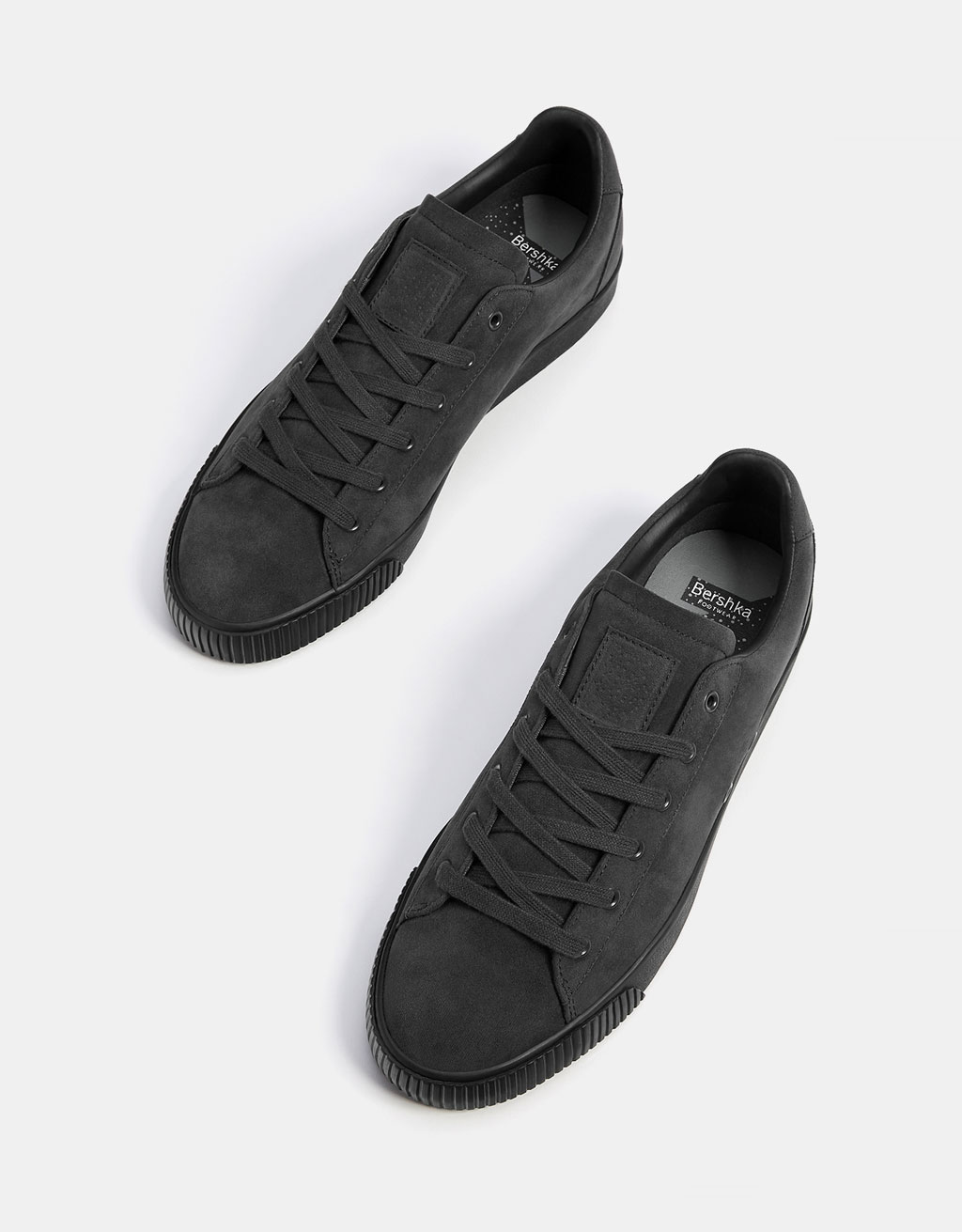Men’s monochrome fabric sneakers